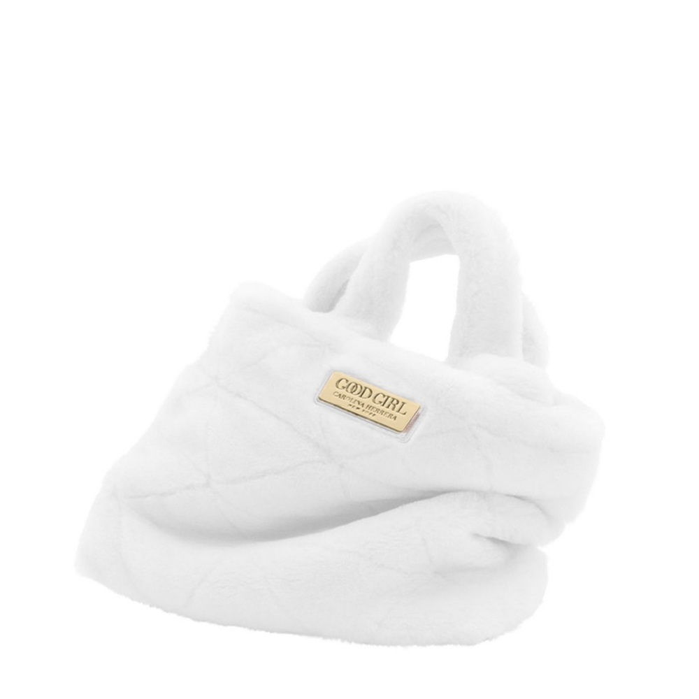 Carolina Herrera furry tote bag